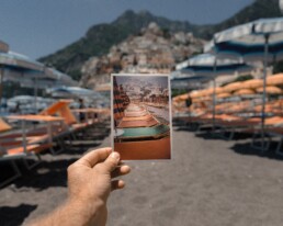 Postcard spiaggia di Positano